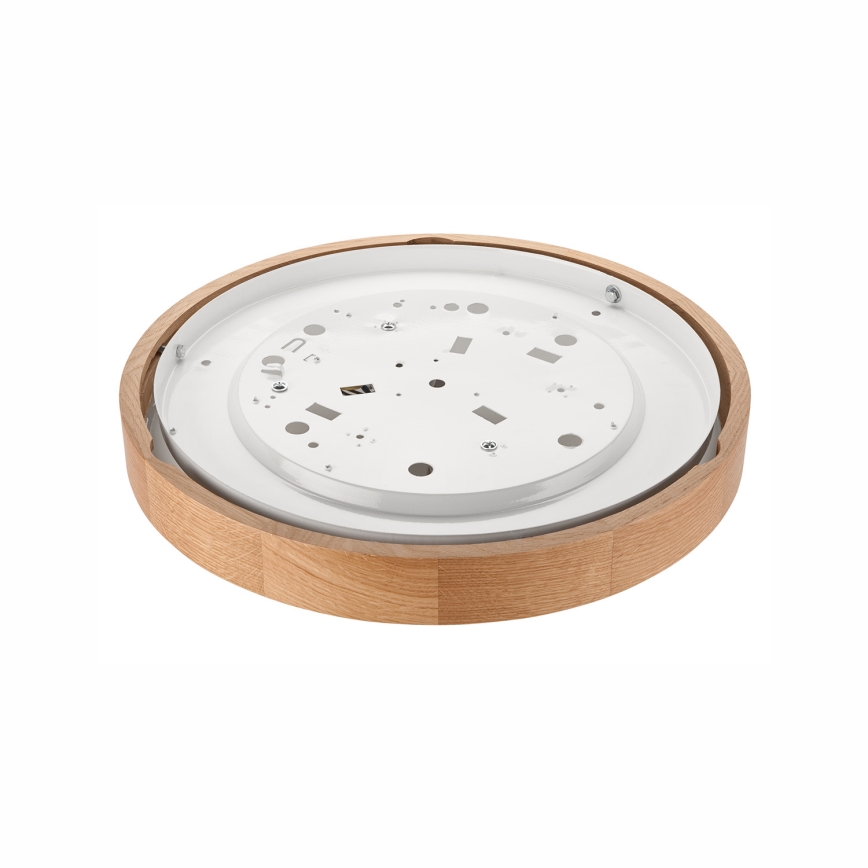 Mennyezeti lámpa OAK SLIM 2xE27/60W/230V tölgy átm. 37 cm
