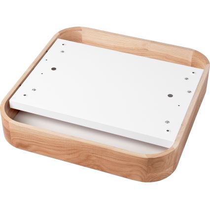 Mennyezeti lámpa OAK SQUARE 4xE27/15W/230V 45x45 cm tölgy