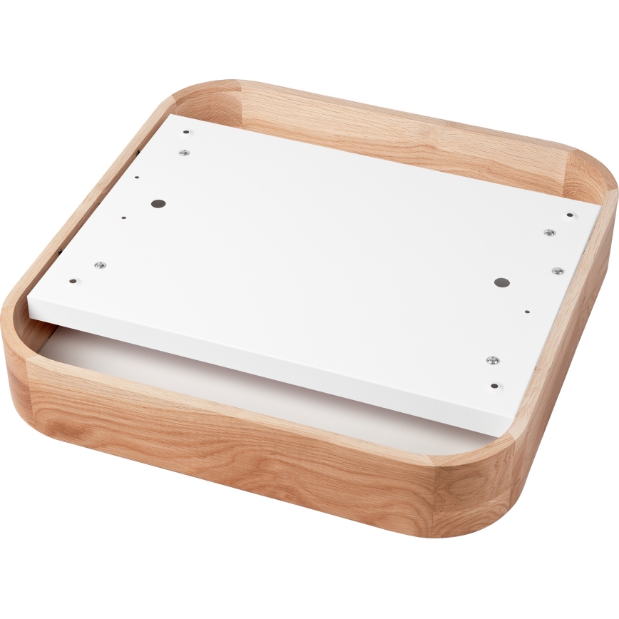 Mennyezeti lámpa OAK SQUARE 4xE27/15W/230V 45x45 cm tölgy