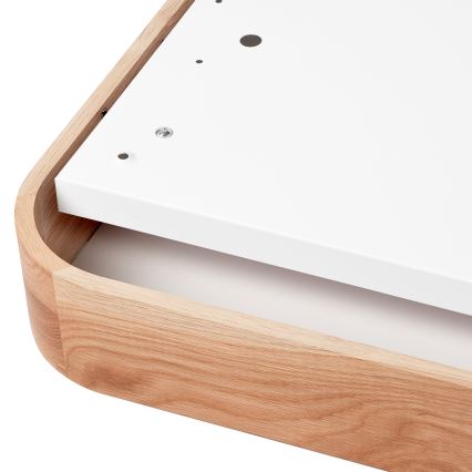 Mennyezeti lámpa OAK SQUARE 4xE27/15W/230V 45x45 cm tölgy