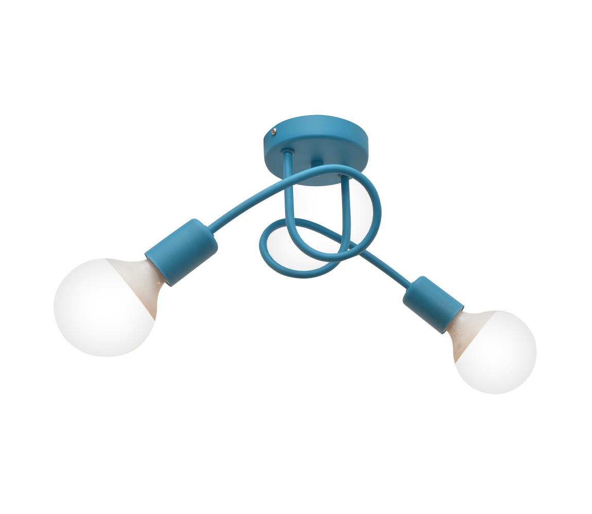 Mennyezeti lámpa OXFORD 2xE27/60W/230V kék