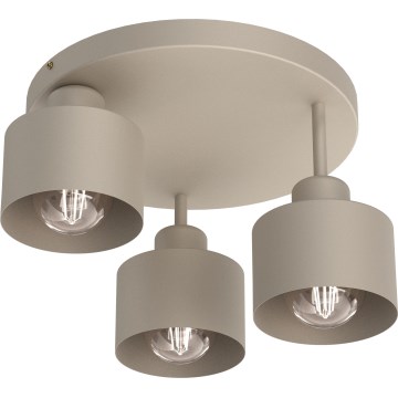 Mennyezeti lámpa PARKLA 3xE27/15W/230V bézs