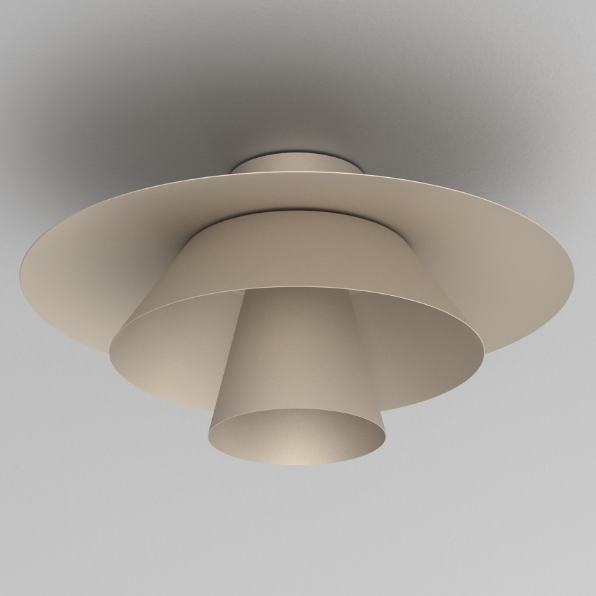 Mennyezeti lámpa PLATO 1xE27/15W/230V átm. 32 cm bézs
