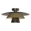Mennyezeti lámpa PLATO 1xE27/15W/230V átm. 38 cm bronz/arany