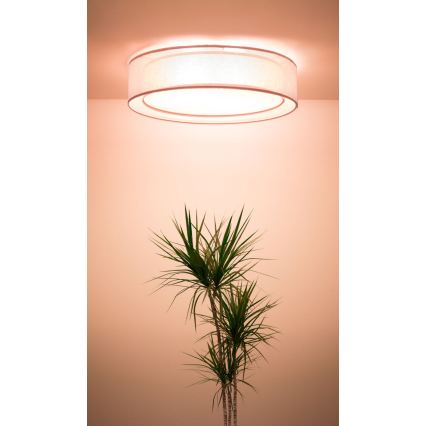 Mennyezeti lámpa PURO 2xE27/40W/230V, átmérő 50 cm, rózsaszín