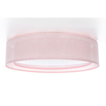 Mennyezeti lámpa PURO 2xE27/40W/230V, átmérő 50 cm, rózsaszín