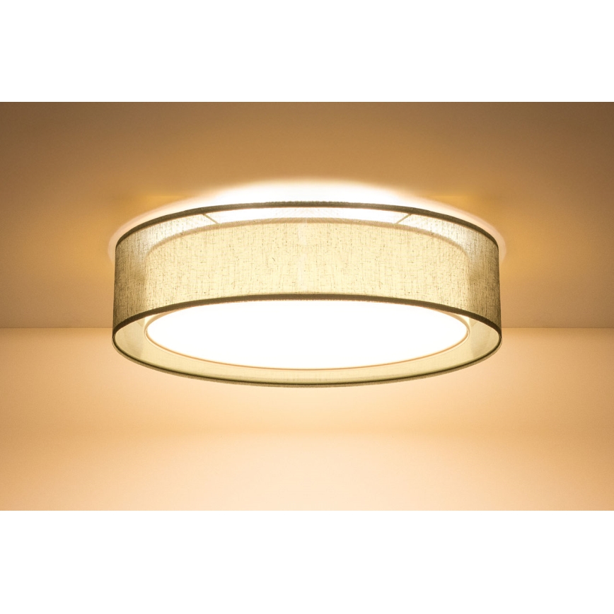 Mennyezeti lámpa PURO 2xE27/40W/230V átmérő 50 cm zöld