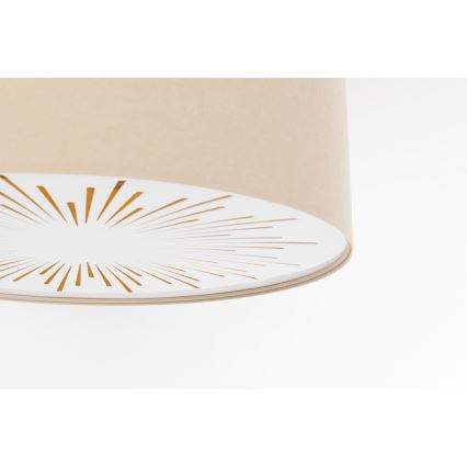 Mennyezeti lámpa RAYS 2xE27/60W/230V átm. 40 cm bézs