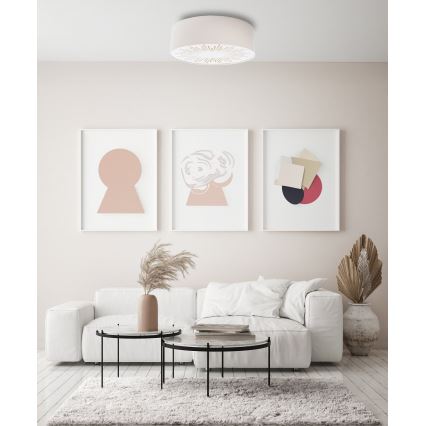 Mennyezeti lámpa RAYS 2xE27/60W/230V átm. 60 cm fehér