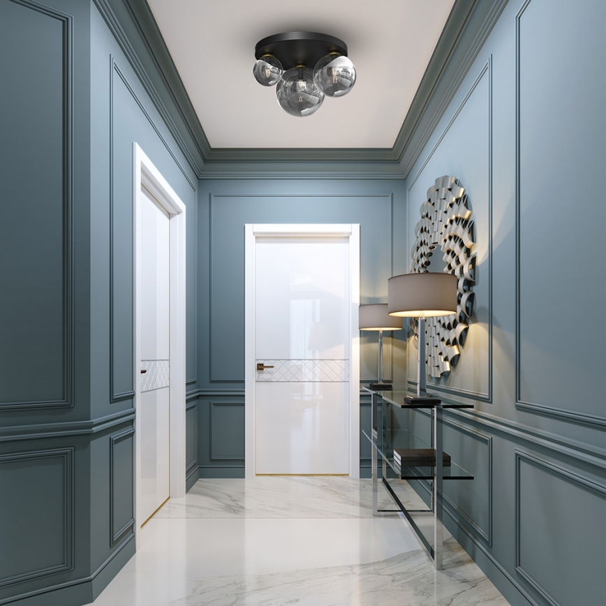 Mennyezeti lámpa REFLEX 2xE14/40W/230V + 1xE27/60W/230V