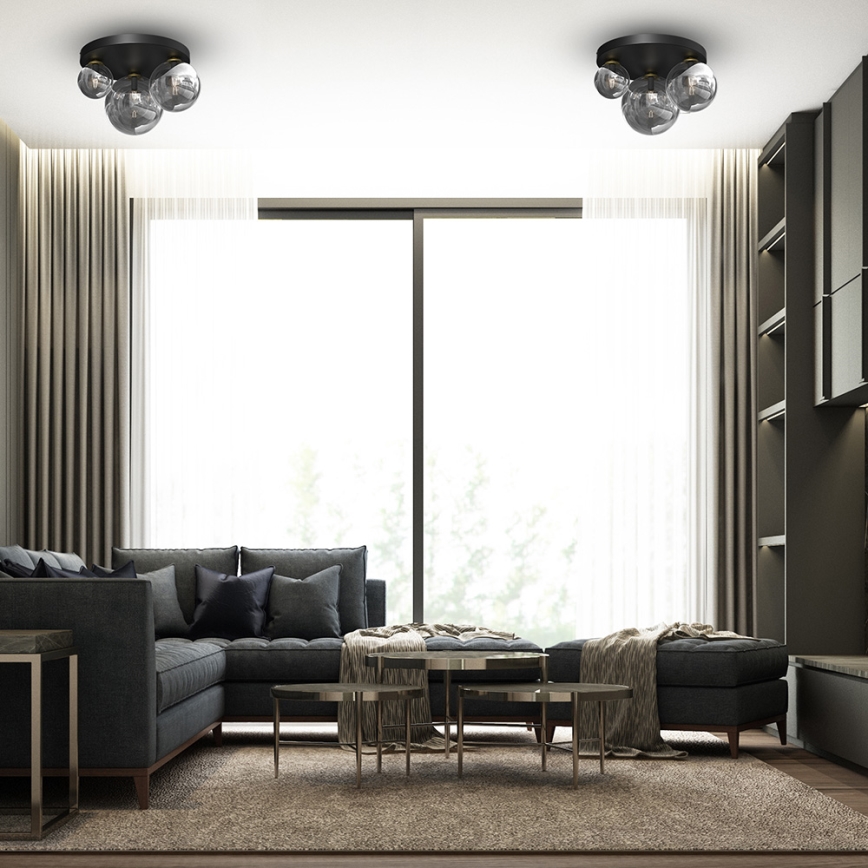 Mennyezeti lámpa REFLEX 2xE14/40W/230V + 1xE27/60W/230V