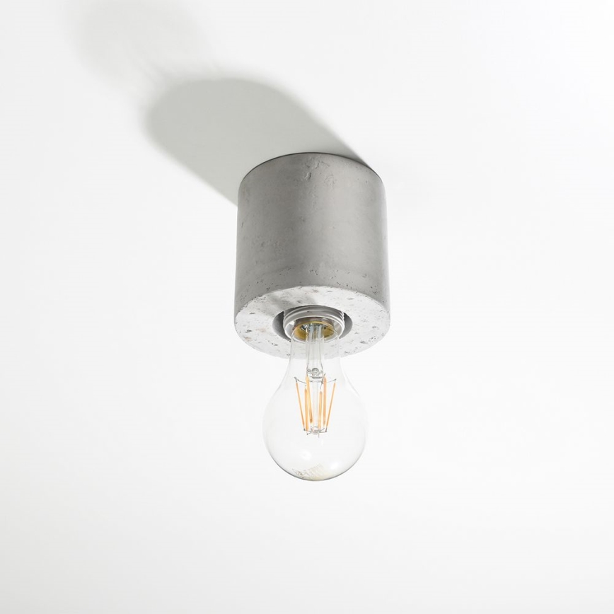Mennyezeti lámpa SALGADO 1xE27/60W/230V beton