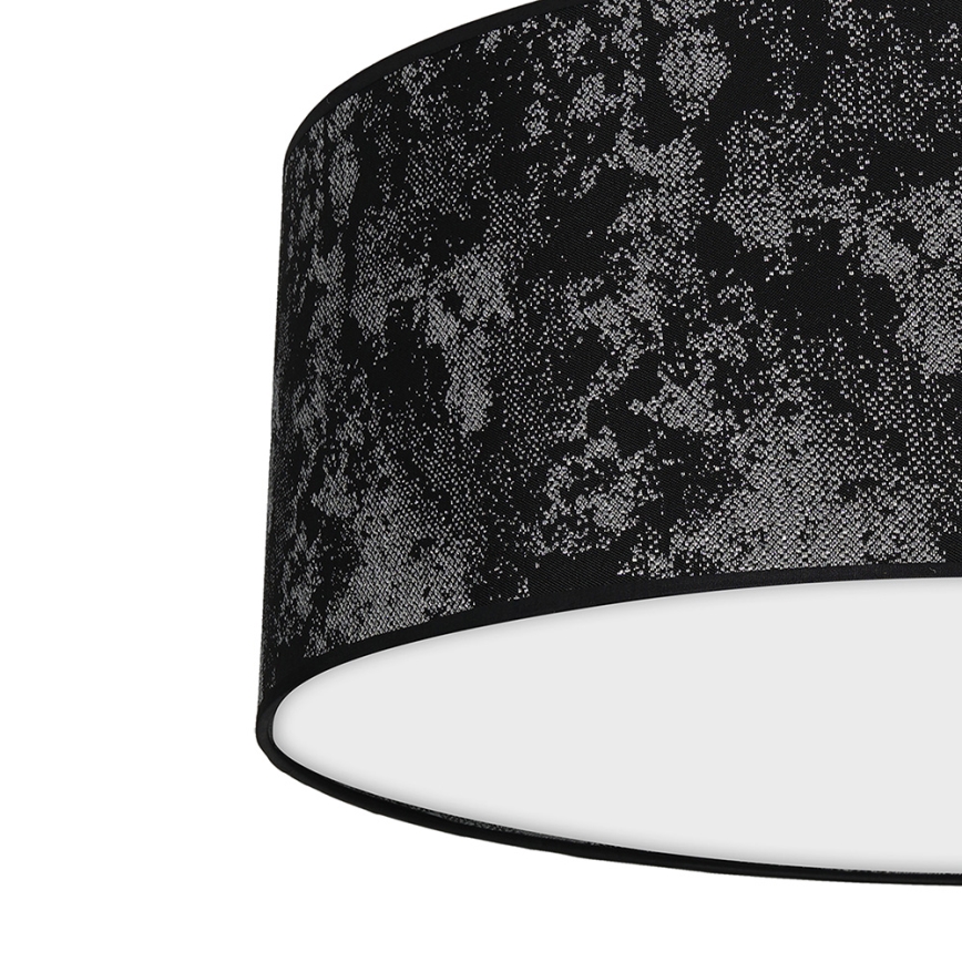 Mennyezeti lámpa SATINO 2xE27/60W/230V fekete/ezüst