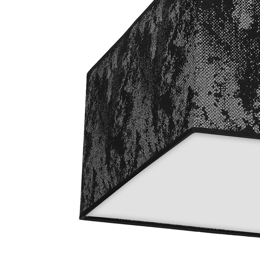 Mennyezeti lámpa SATINO 3xE27/60W/230V fekete/ezüst