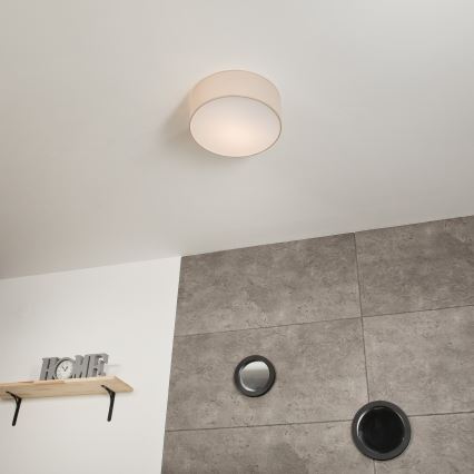 Mennyezeti lámpa SIRJA 1xE27/60W/230V á. 35 cm bézs