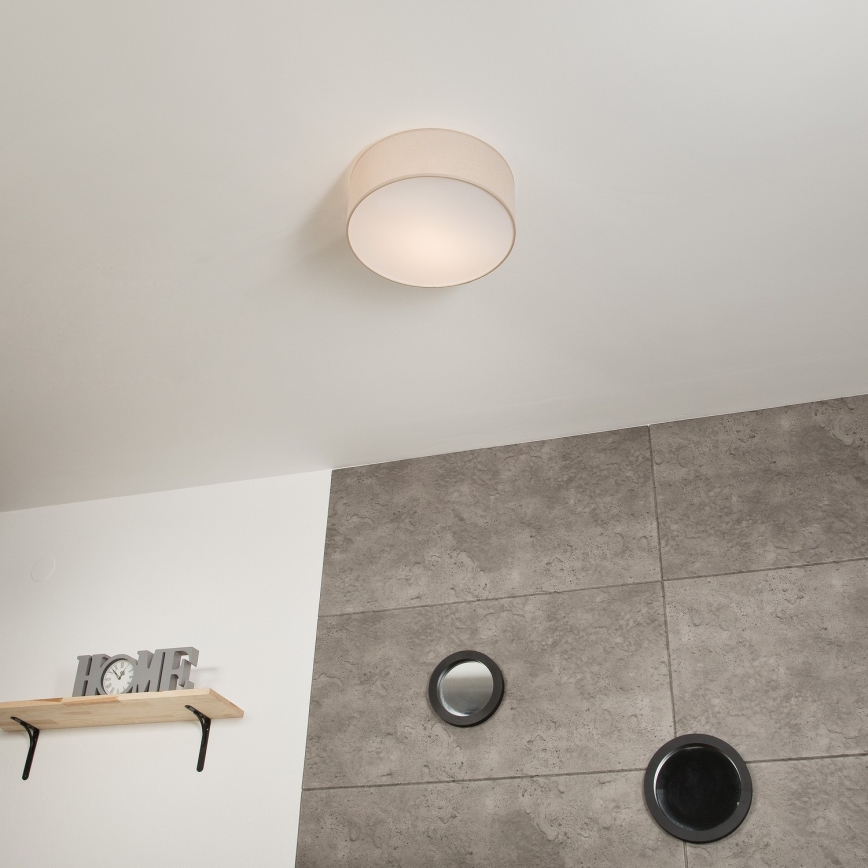 Mennyezeti lámpa SIRJA 1xE27/60W/230V á. 35 cm bézs