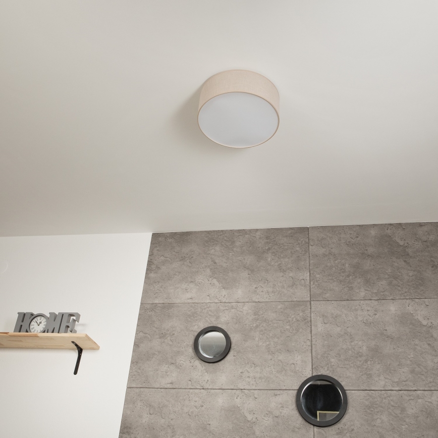 Mennyezeti lámpa SIRJA 1xE27/60W/230V á. 35 cm bézs