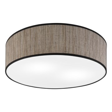 Mennyezeti lámpa SIRJA 2x E27/15W/230V, Ø 45 cm, barna