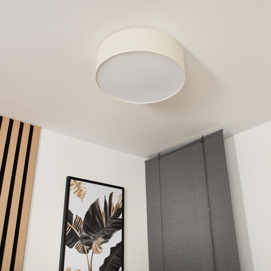 Mennyezeti lámpa SIRJA 2xE27/15W/230V átm. 45 cm krémszínű