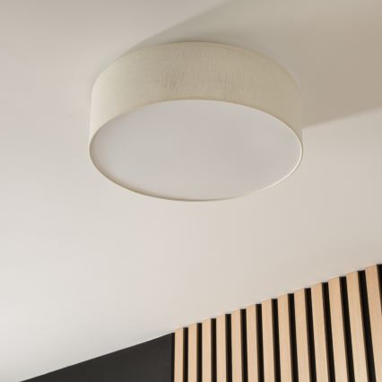 Mennyezeti lámpa SIRJA 2xE27/15W/230V átm. 45 cm krémszínű