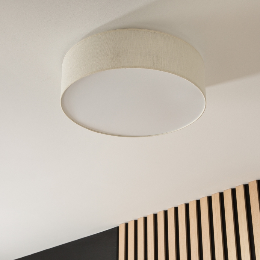 Mennyezeti lámpa SIRJA 2xE27/15W/230V átm. 45 cm krémszínű