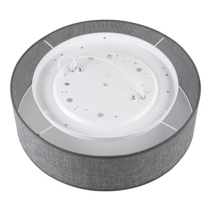 Mennyezeti lámpa SIRJA 2xE27/15W/230V átm. 45 cm szürke