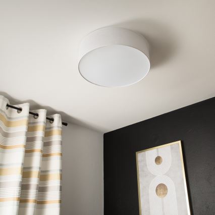 Mennyezeti lámpa SIRJA 2xE27/15W/230V, átmérő 45 cm, fehér