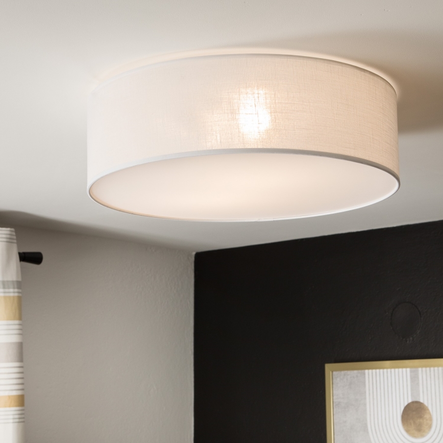 Mennyezeti lámpa SIRJA 2xE27/15W/230V, átmérő 45 cm, fehér