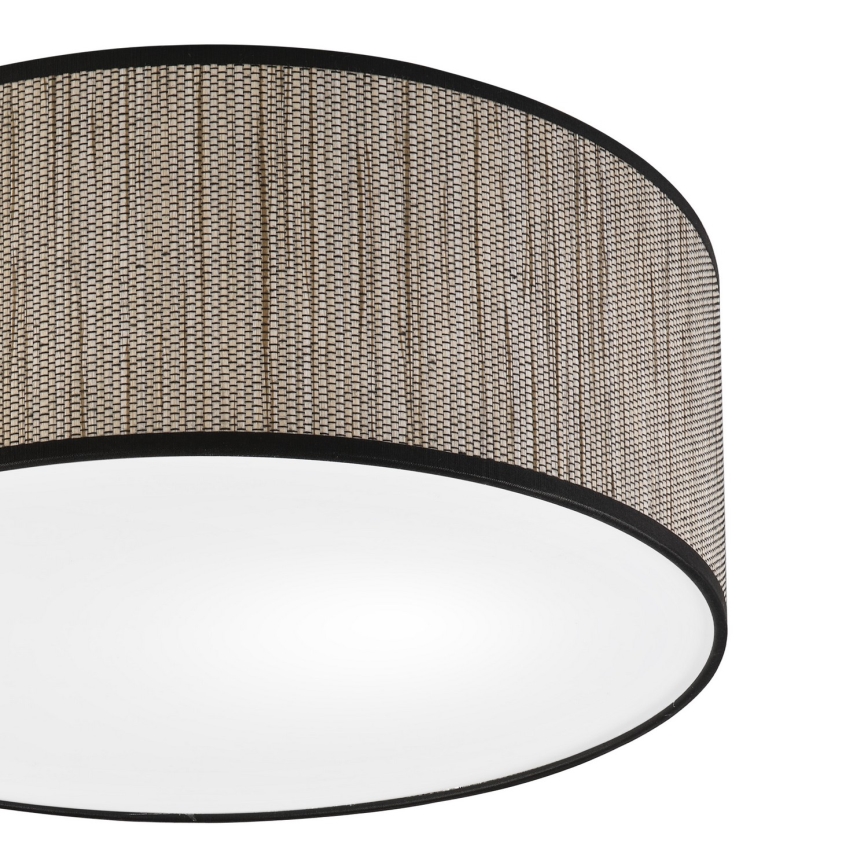 Mennyezeti lámpa SIRJA 2xE27/15W/230V Ø 35 cm barna