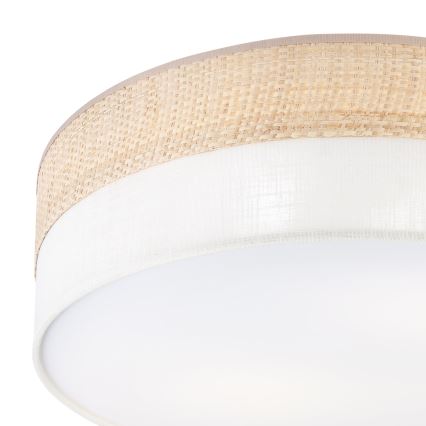 Mennyezeti lámpa SIRJA BOHO 2xE27/15W/230V átm. 45 cm bézs/krém
