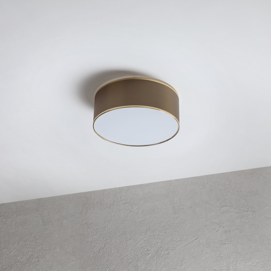 Mennyezeti lámpa SIRJA DOUBLE 2xE14/15W/230V átm. 35 cm barna/arany
