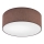 Mennyezeti lámpa SIRJA DOUBLE 2xE27/15W/230V átm. 35 cm barna
