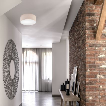 Mennyezeti lámpa SIRJA DOUBLE 2xE27/15W/230V átm. 35 cm bézs