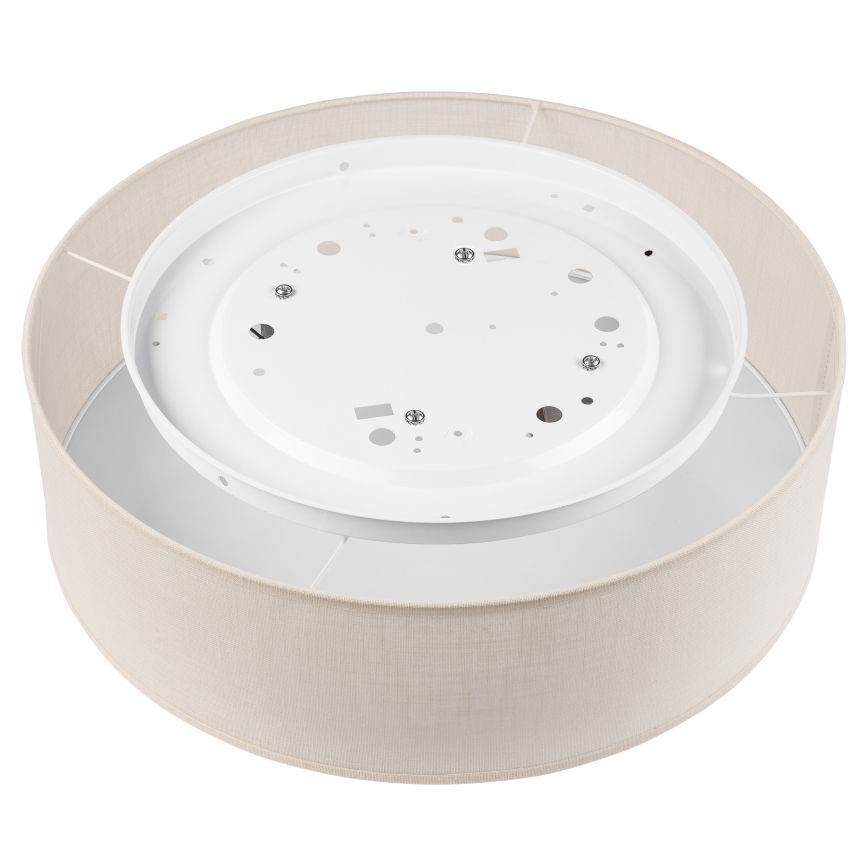 Mennyezeti lámpa SIRJA DOUBLE 4xE27/15W/230V átm. 45 cm krémes