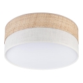 Mennyezeti lámpa SIRJA DOUBLE BOHO 2xE14/15W/230V átm. 35 cm bézs/krém