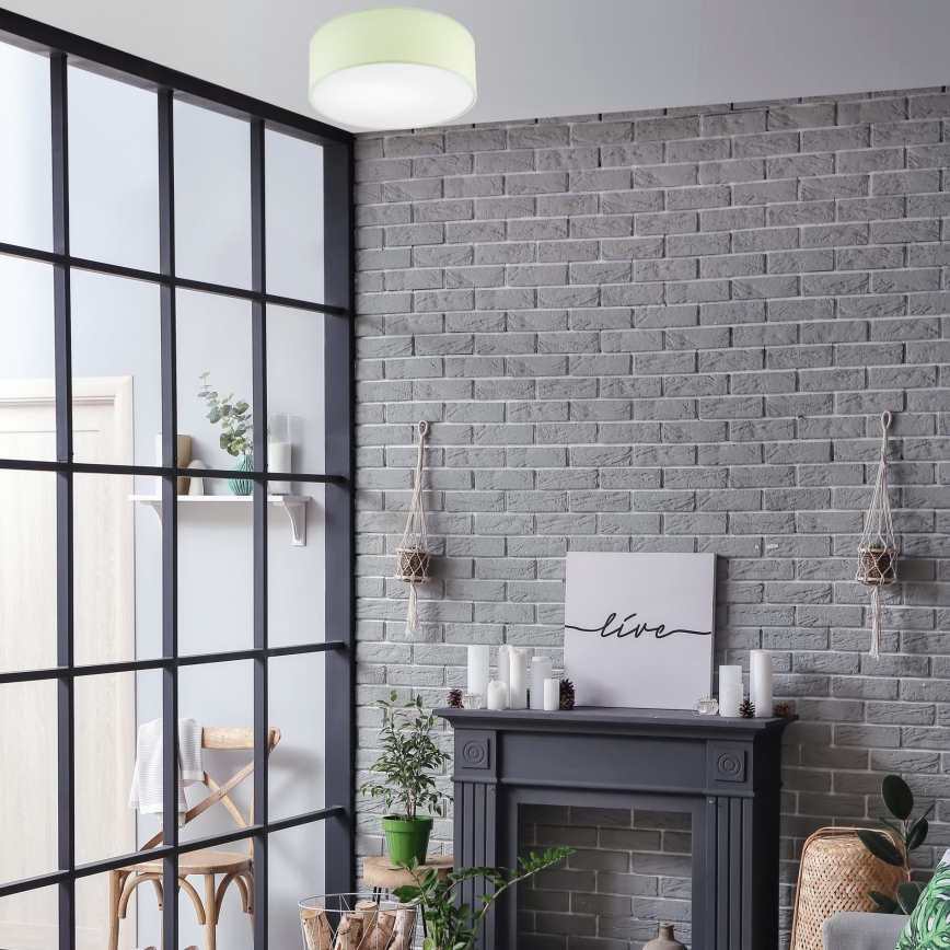 Mennyezeti lámpa SIRJA PASTEL DOUBLE 2xE27/15W/230V átm. 35 cm zöld