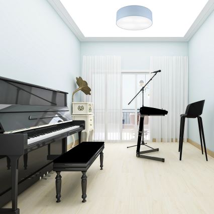 Mennyezeti lámpa SIRJA PASTEL DOUBLE 4xE27/15W/230V átm. 45 cm kék