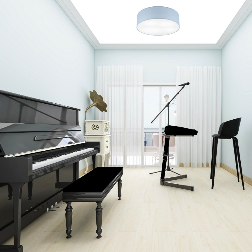 Mennyezeti lámpa SIRJA PASTEL DOUBLE 4xE27/15W/230V átm. 45 cm kék