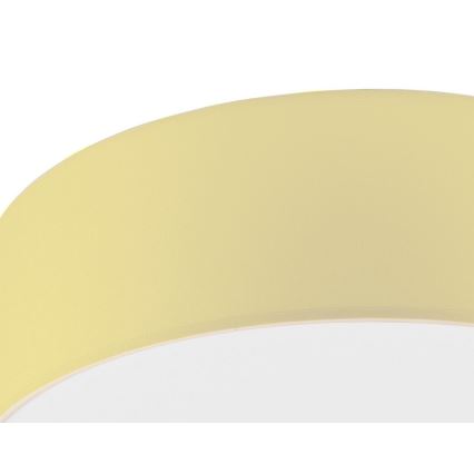 Mennyezeti lámpa SIRJA PASTEL DOUBLE 4xE27/15W/230V átm. 45 cm sárga