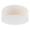 Mennyezeti lámpa SIRJA PLISADO 2xE27/15W/230V Ø 35 cm krémszínű