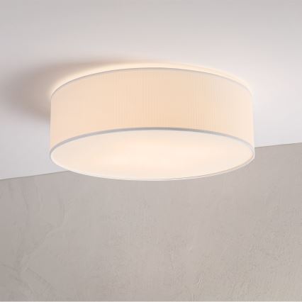 Mennyezeti lámpa SIRJA PLISADO 4xE27/15W/230V Ø 45 cm fehér