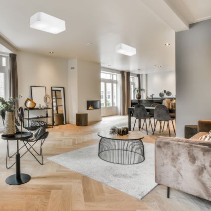 Mennyezeti lámpa SIRJA SQUARE 2xE27/15W/230V fehér