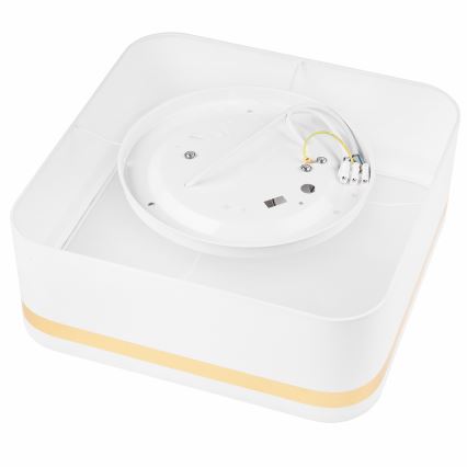 Mennyezeti lámpa SIRJA SQUARE 2xE27/60W/230V 35x35 cm fehér