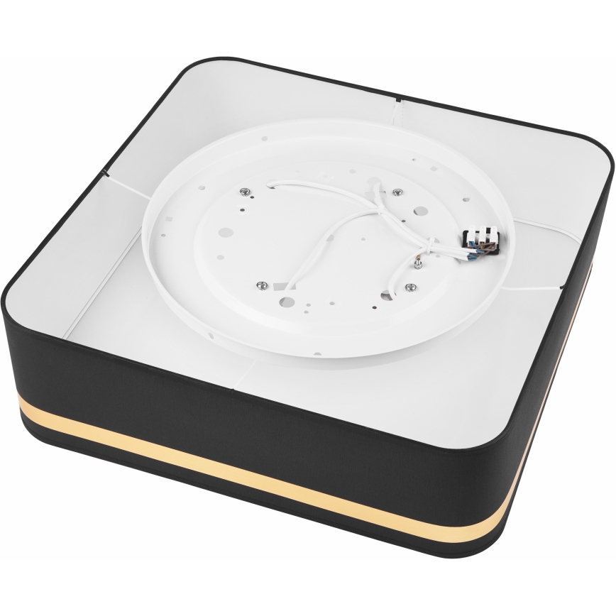 Mennyezeti lámpa SIRJA SQUARE 4xE27/60W/230V 45x45 cm fekete