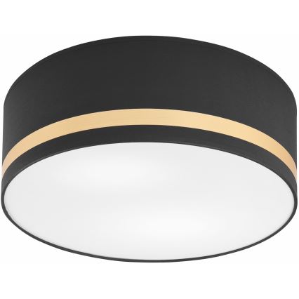 Mennyezeti lámpa SIRJA STRIPE 2xE27/15W/230V átm. 35 cm fekete