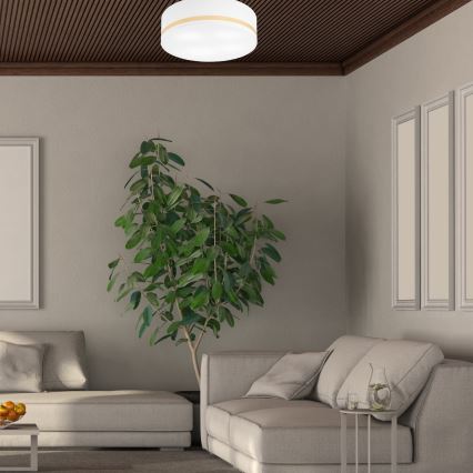 Mennyezeti lámpa SIRJA STRIPE 4xE27/15W/230V átm. 45 cm fehér