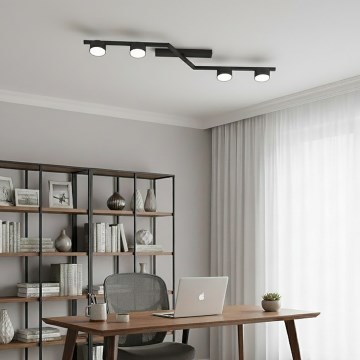 Mennyezeti lámpa SKAN 4xGX53/12W/230V fekete