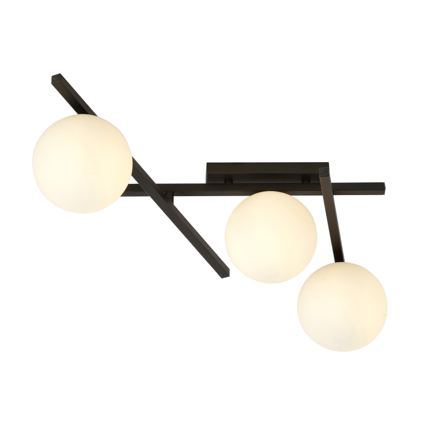 Mennyezeti lámpa SMART 3xE14/10W/230V fekete/fehér