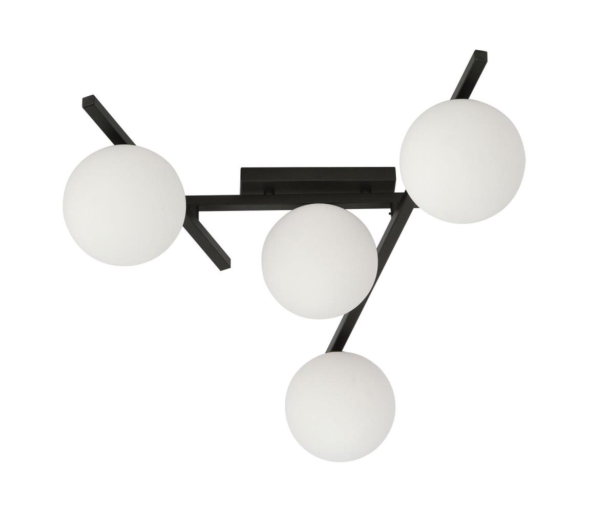 EMIBIG Mennyezeti lámpa SMART 4xE14/10W/230V fekete/fehér 1103/4