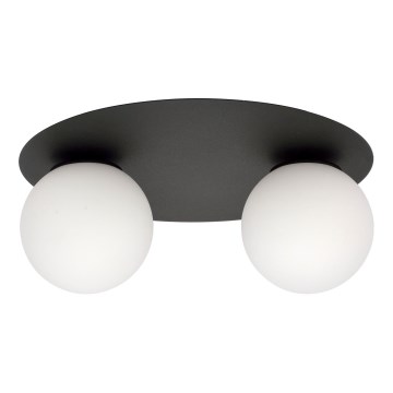 Mennyezeti lámpa SOLAR 2xE14/10W/230V fekete/fehér